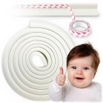 Banda protectie, Ricokids, Pentru colturi si margini mobila XXL, 6 metri, Alb