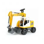 Lena Excavator plastic Bagr Liebherr A918 Litronic Worxx cupa functionala 48 cm pentru copii