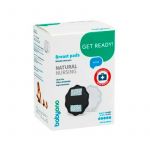Tampoane san, BabyOno, natural nursing 24 bucati/ cutie, Anatomice, Strat exterior impermeabil, Negru