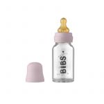 BIBS - Set complet biberon din sticla anticolici, 110 ml, Dusky Lilac