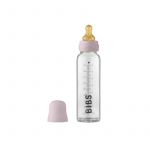 BIBS - Set complet biberon din sticla anticolici, 225 ml, Dusky Lilac