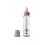 BIBS - Set complet biberon din sticla anticolici, 225 ml, Mauve