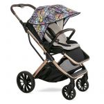 Copertina pentru carucior, model universal, protectie solara, Magic Flowers