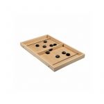 Joc societate Sling Puck Clown Games cutie lemn de stocare usor de transportat instructiuni incluse