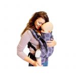 Marsupiu bebe, Kinder Hop, Multi Soft, Dots Lavender