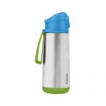 Termos cu cioc de silicon B.Box, 500 ml, +12 luni, albastru + verde