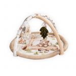Babysteps - Salteluta cu arcada interactiva pentru copii si bebelusi, activitati cu jucarii senzoriale Happy Bear