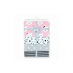 Mother's choice - Set 4 paturici subtiri din bumbac pentru fetite