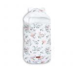 Sac termic, Sensillo, Pentru carucioare si scaune auto, Multifunctional, Calduros, Impermeabil, 43x80 cm, Bumbac, 0-18 luni, Deers, Alb