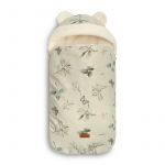 Sac termic, Sensillo, Pentru carucioare si scaune auto, Multifunctional, Calduros, Impermeabil, 43x80 cm, Bumbac, 0-18 luni, Olive, Multicolor