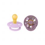 BIBS x LIBERTY - Set 2 suzete Colour Chamomile Lawn Latex, tetina rotunda, 0 luni+