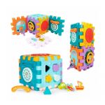 Cub interactiv 6 in 1 cu sunete si lumini Huanger HE0530