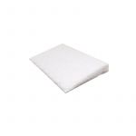Perna cu plan inclinat la 30 de grade, Babyneeds, Din burete, Husa detasabila, 60x36 cm, Alb 