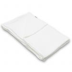 Paturica moale bebe, New Baby, 80x100 cm, Din muselina, 100% bumbac certificat Oeko Tex Standard 100, White
