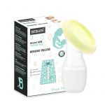 Pompa de san manuala BEBUMI Silicon (galben) + 30 pungi