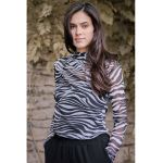 Bluza cu model zebra