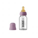 BIBS - Set complet biberon din sticla anticolici, 110 ml, Mauve