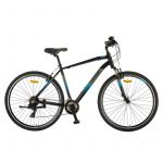 Bicicleta Trekking Polar Forester Comp - 28 inch, S-M, Negru-Albastru