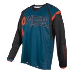 Bluza O'Neal Element FR Hybrid - L, Petrol-Portocaliu