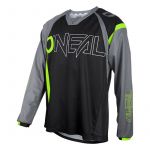 Bluza O'Neal Element Fr Hybrid - M, Negru-Galben Neon