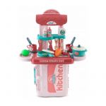 Bucatarie 3 in 1 cu accesorii incluse Ricokids 772900 - Roz