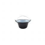 Ceaun emailat, 50 litri, negru