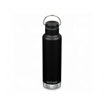 Classic Narrow Black - Termos din otel inoxidabil 592 ml cu capac ermetic - Klean Kanteen