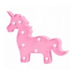 Lampa de veghe in forma de unicorn Nukido 740922 - Roz
