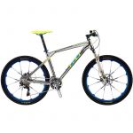 Bicicleta GT Zaskar Team Carbon 26, Cadru Marime L culoare argintiu-verde