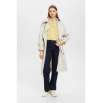 Bluza cu imprimeu floral si aspect semi-transparent