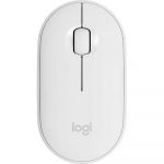 Mouse wireless Logitech Pebble M350, Off-White