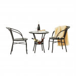 Set ratan de gradina 1+2, maro, LASAN