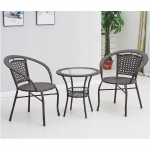Set ratan de gradina 1+2, maro, LASAN