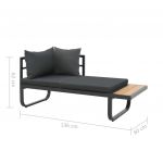 Set canapea de gradina coltar cu perne