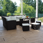 Set gradina, maro/crem, STARK