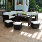 Set gradina, maro/crem, STARK