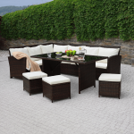 Set gradina, maro/crem, STARK