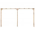 Pergola din bambus 385 x 40 x 205 cm
