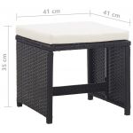 Taburete de gradina cu perne