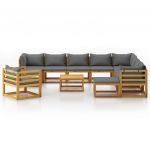Set mobilier gradina cu perne