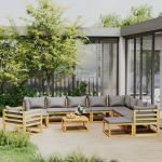 Set mobilier gradina cu perne