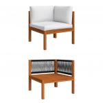 Set mobilier gradina cu perne