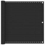 Prelata pentru balcon din HDPE 75 x 400 cm antracit