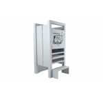Turn de activitati pliabil Learning Tower - gri deschis