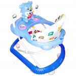 Premergator Salamandra Kids Multifunctional pentru Copii, Reglabil pe Trepte, Pliabil, Scaun Reglabil, Albastru