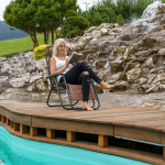 Sezlong de gradina reglabil, GERALD