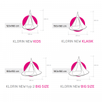Scaun suspendabil balansoar, gri deschis, KLORIN NEW KIDS