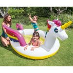 Intex Piscina cu pulverizare Unicorn, 272 x 193 x 104 cm