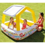 Intex Piscina gonflabila cu umbrar, 157 x 157 x 122 cm