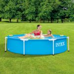 Intex Piscina cu cadru de metal, 244 x 51 cm